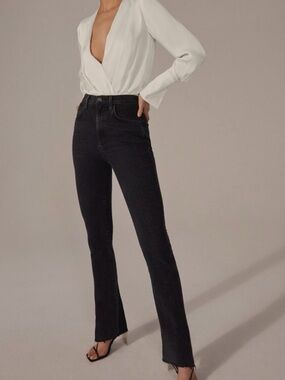 FAVORITE DAUGHTER black BOULDER jeans